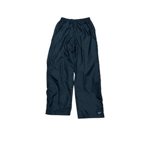 Nike Pants Youth Large 12-14 Black Windbreaker Track Nylon Lined Swoosh Athletic